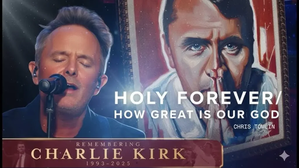 Chris Tomlin guía adoración y un emotivo mensaje en el funeral de Charlie Kirk
